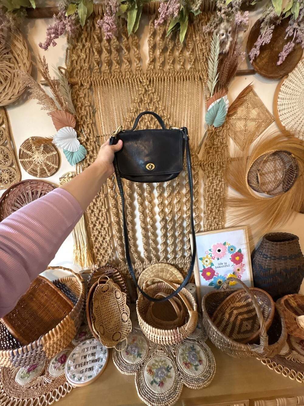 Vintage Coach Willis Bag Top Handle Crossbody